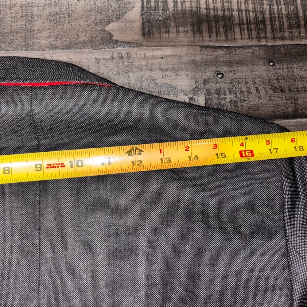 SUITSUPPLY Canonico Vitale Barberis mens Gray Pure Wool 130s Blazer size 38L​​ - Picture 7 of 11